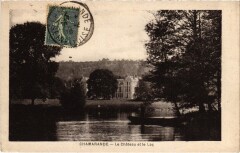 Chamarande Chateau et Lac à Chamarande