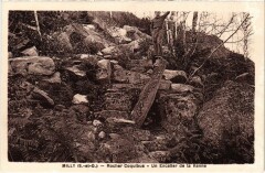 Milly-la-Foret Rocher Coquibus - Escalier de la Vanne