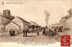 Etampes Halte du Train des Messageries - 1845