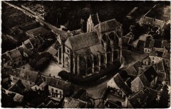 Saint-Sulpice-de-Favieres L'Eglise vu d'Avion