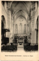 Saint-Germain-les-Corbeil Interieur de l'Eglise -
													91 Essonne
												