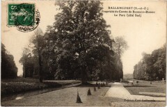 Ballancourt Propriete du Comte de Bourbon-Busset - Le Parc -
													91 Essonne
												