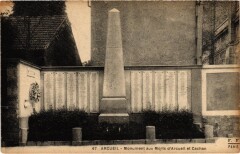 Arcueil Monument aux Morts France -
																					94110 Arcueil
																			