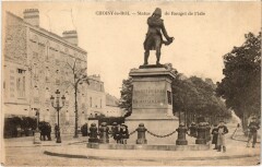 Choisy-Le-Roi Statue de Rouget de l'Isle France à Choisy-le-Roi