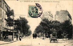 Nogent s Marne Le Boulevard de Strasbourg France