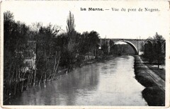 Nogent s Marne Vue du pont France