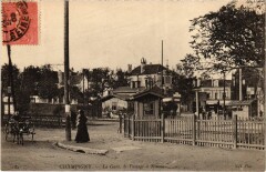 Champigny La Gare, le Passage a Niveau France
