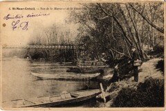 Saint-Maur Vue de la Marne et de la Passerelle France -
													94 Val de Marne
												