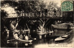 Saint-Maur Pont et petit bras de l'Ile Machefer France -
													94 Val de Marne
												