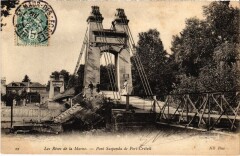 Creteil Pont Suspendu de Port France