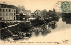 La Varenne La Marne et le Quai de la Varenne France
