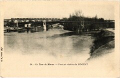 Nogent s Marne Pont et viaduc de Nogent France