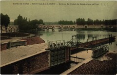 Joinville Ecluse du Canal de Saint-Maur et Pont France