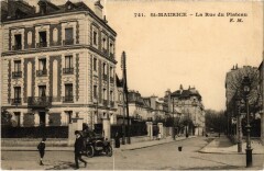 Saint-Maurice Rue du Plateau vers le Bois France à Saint-Maurice