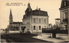 Alfortville L'Eglise et la Mairie France -
																					94140 Alfortville
																			
