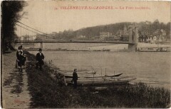 Villeneuve St.Georges Le Pont suspendu France