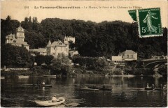 Chennevieres La Marne, le Pont et le Chateau France