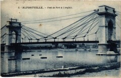 Alfortville Pont de Port a l'Anglais France à Alfortville