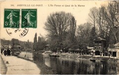 Joinville-le-Pont L'Ile Fanac et Quai de la Marne France à Joinville-le-Pont