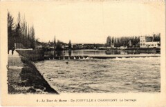 Joinville-le-Pont Champigny Le barrage France à Joinville-le-Pont