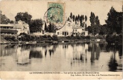 La Varenne Vue prise du Pont de Chennevieres France