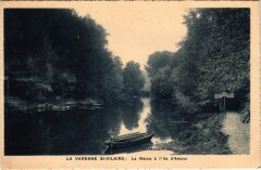 La Varenne La Marne a l'Ile d'Amour France