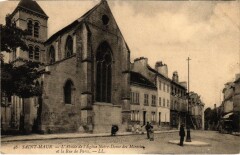 Saint-Maur L'abside de l'Eglise Notre-Dame France
