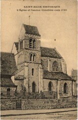 Saint-Maur L'Eglise et l'ancien Cimetiere France