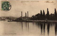 Chiosy-le-Roi Vue sur la Seine France