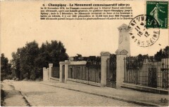 Champigny Le Monument commemoratif France