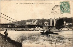 Villeneuve St.Georges La Seine et le Pont France -
													94 Val de Marne
												
