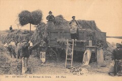 En Beauce - Le Battage Du Grain