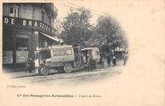 Compagnie Des Messageries Automobiles - Depart Du Havre