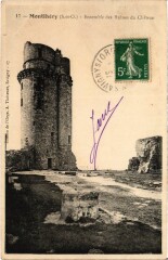 Montlhery Ensemble des Ruines du Chateau France