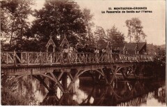 Montgeron La Passerelle de Senlis sur l'Yerres France à Montgeron