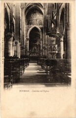 Dourdan Interieur de l'Eglise France à Dourdan