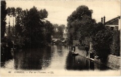 Corbeil Vue sur l'Essonne France