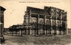 Saint-Sulpice La Place L'Eglise et les Vitraux France