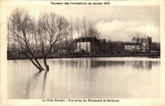 Draveil Vue prise du Boulevard de Bellevue France à Draveil