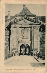 Belfort Porte de France à Belfort