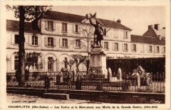 Champlitte Les Ecoles et Monument aux Morts