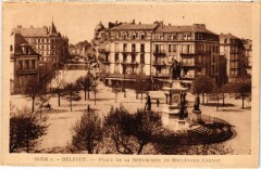 Belfort Place de la Republique Boulevard Carnot à Belfort