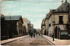 Belfort Rue de la Banque et la Gare à Belfort