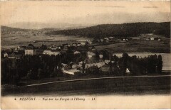 Belfort vue sur les Forges et l'Etang à Belfort