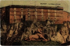 Belfort Le Lion et le Chateau à Belfort