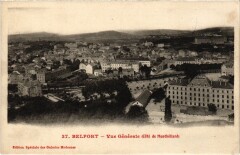 Belfort vue generale à Belfort