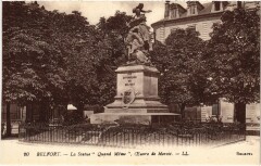 Belfort Statue Quand Meme à Belfort