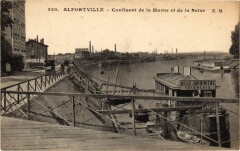 Alfortville Confluent de la Marne et de la Seine à Alfortville
