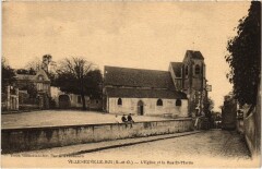 Villeneuve le Roi Eglise et Rue Saint-Martin à Villeneuve-le-Roi