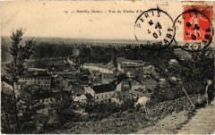 Gentilly vue du Viaduc d'Arcueil à Arcueil
